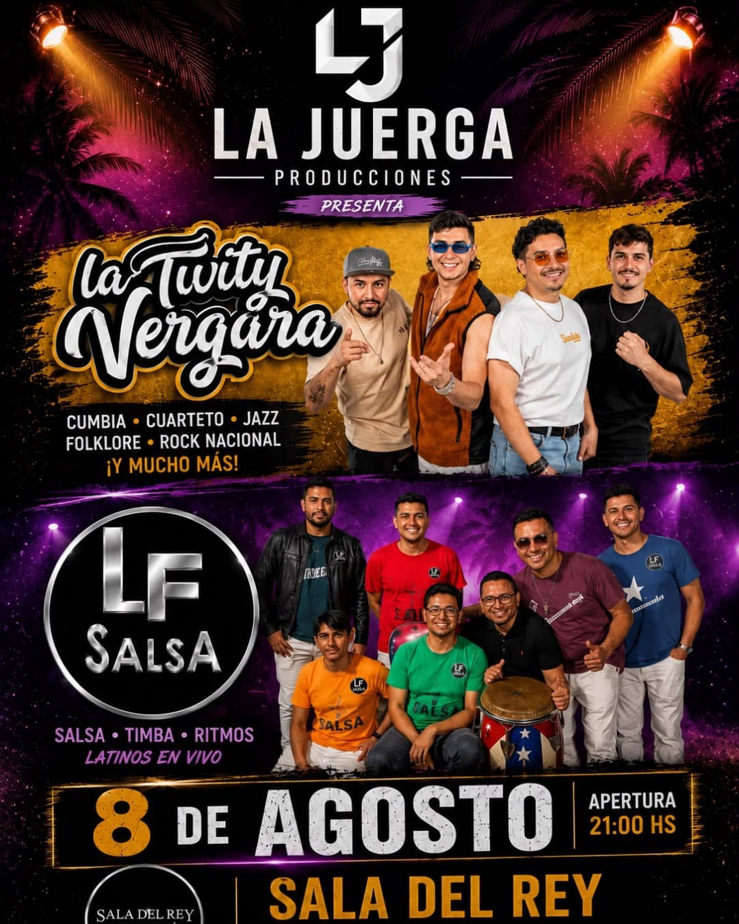 🔥La Juerga presenta "Dos Bandas una sola pista"🔥